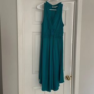 Maeve turquoise siky dress
